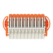 WAGO - Kabelsteckverbinder für Leiterplattensteckverbinder 1-Leiter-Federleiste,Hebel 2734-1110/038-000 PushinCAGECLAMP,lgr − 50 Stück