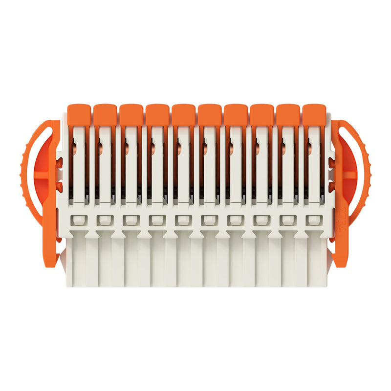 WAGO - Kabelsteckverbinder für Leiterplattensteckverbinder 1-Leiter-Federleiste,Hebel 2734-1110/038-000 PushinCAGECLAMP,lgr − 50 Stück