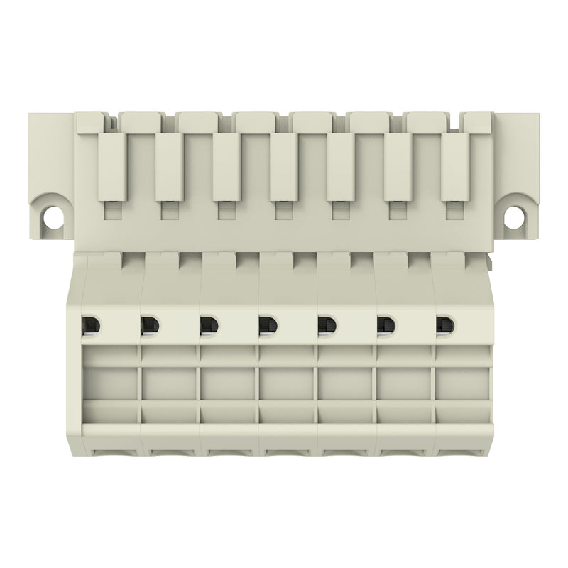 WAGO - Ein- und mehrpolige Klemmenleiste 1-Leiter-Stiftleiste 831-3207/109-000 CAGECLAMP,10mm²,lgr − 12 Stück