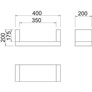 OBO Bettermann - Brandabschottung Zugentlastung ZSE90-35-17 L 400x200x200
