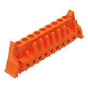 WAGO - Leiterplattensteckverbinder THT-Federleiste gerade 232-169/039-000 Maß 5,08mm,orange − 25 Stück