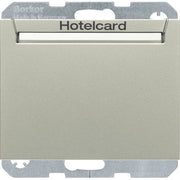 Berker - Taster Relais-Schalter Hotelcard 16417114 edelstahl lackiert