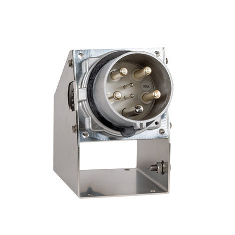 Mennekes - Hochstrom-Rundsteckvorrichtung Wandstecker 250A5p6h 75325 400V IP67