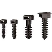Panduit - Befestigungssockel und -element für Kabelbinder Steckbefestigung MPMS19-C0 sw 4,8mm Lochdurchm. − 500 Stück