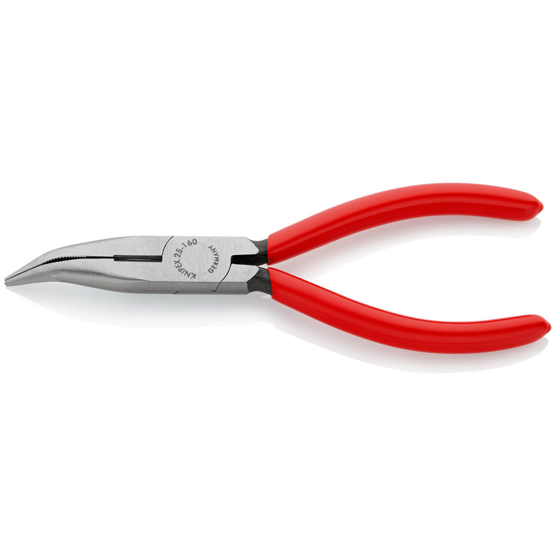 Knipex - Flachzange Flachrundzange 25 21 160 mit Schneide, 160mm