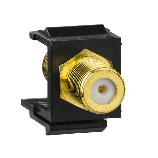 Elso - Einsatz/Abdeckung für Kommunikationstechnik BNC-F-Keystone MTN4586-0001 schwarz