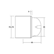 Brumberg Leuchten - Decken-/Wandleuchte LED-Wandeinbauleuchte 10159083 für Gerätedosen