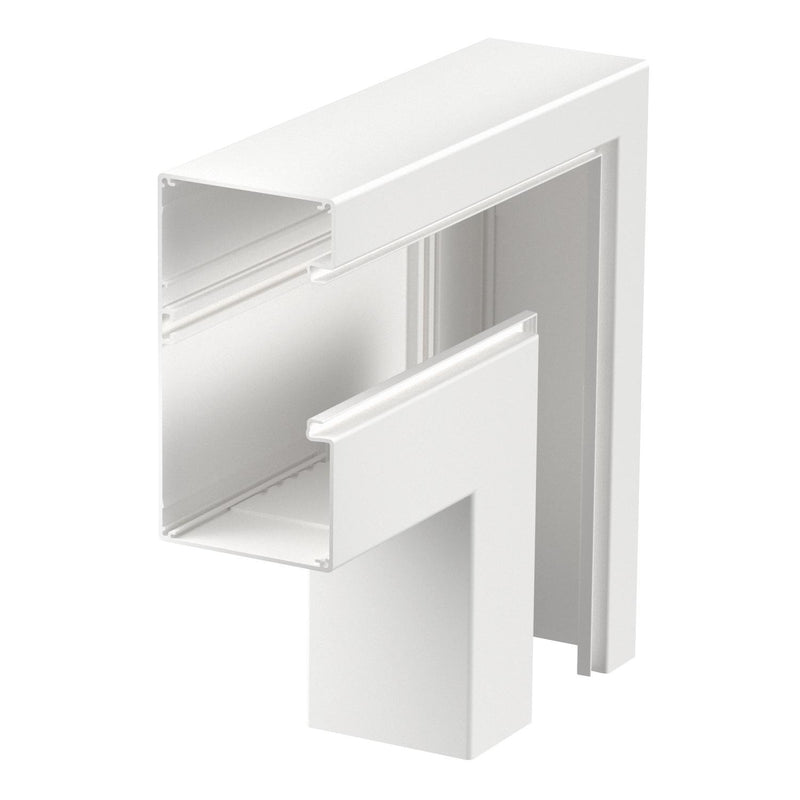 OBO Bettermann - Flachwinkel für Geräteeinbaukanal Flachwinkel GA-AFF90170RW 90x170mm