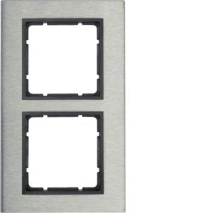 Berker - Abdeckrahmen Rahmen Eds/anth 10123606 2fach