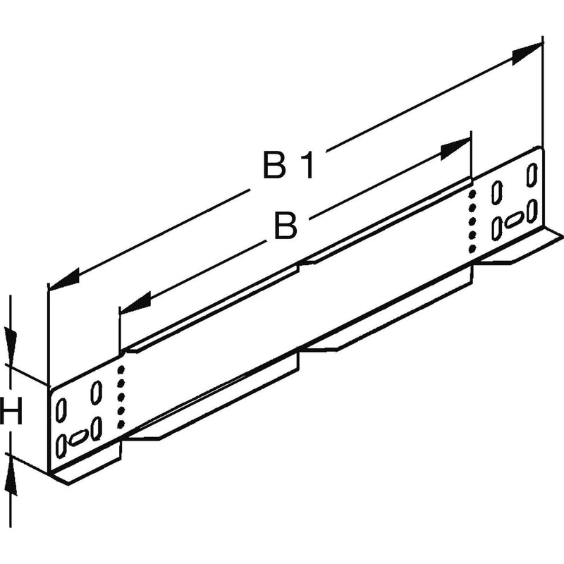 Rico - Verbinder für Kabeltragsystem Abschlußverbinder 161W18-100-V