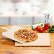 Rommelsbacher - Zubehör/Ersatzteile für Kochgerät/Backgerät Pizza/Brotbackstein Set PS 16 aus Schamotte