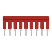 WAGO - Querverbinder/Brücker für Reihenklemme Kammbrücker 9-fach 2002-409/000-005 rot − 25 Stück