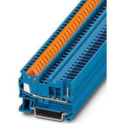 Phoenix Contact - Durchgangs-Reihenklemme Schnellanschlussklemme QTC 1,5/ 1P BU steckbar − 50 Stück
