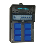 Walther Werke - CEE-Steckdosen-Kombination (IEC 60309) Steckdosenkombination 6450001 Vollgummi, 32A
