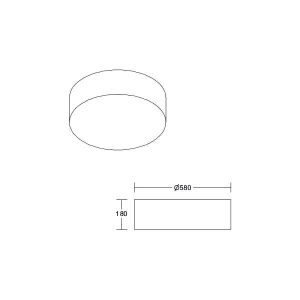 Brumberg Leuchten - Decken-/Wandleuchte Anbauleuchte 58256000 5x E27 max. 60W