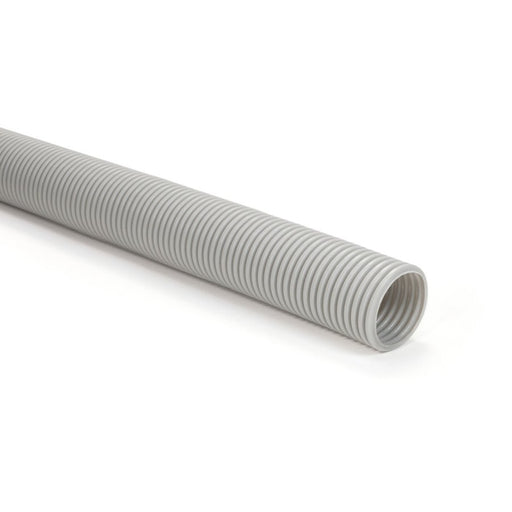 HellermannTyton - Kunststoff-Wellschlauch IWS-Wellrohr IWS50-PE-GY (25) grau − 25 Meter