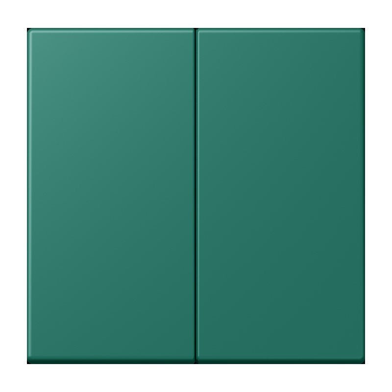 Jung - Abdeckung/Bedienelement für Installationsschalterprogramme Wippe 2fach LC 995 216 vert anglais (32040)