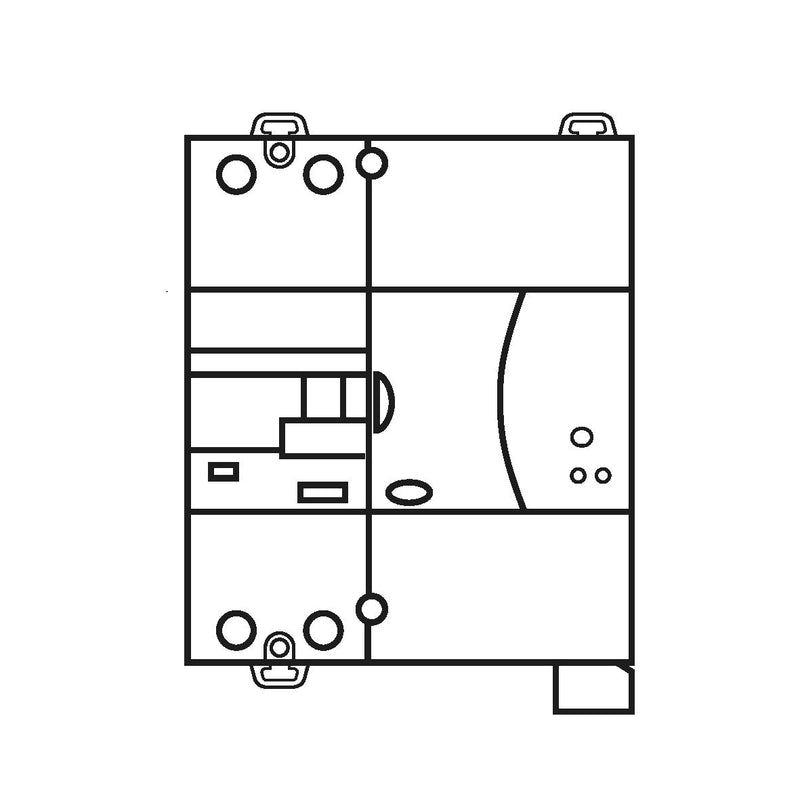 Doepke - Fehlerstrom-Schutzschalter mit Zusatzeinrichtung Fehlerstromschutzschalter DRCCB5STR025-2/0,03A Selftest Restart