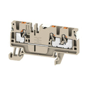 Weidmüller - Durchgangs-Reihenklemme Klemme A3C 2.5 DL PUSH IN, 2.5 mm² − 100 Stück