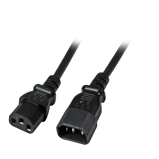 EFB-Elektronik - Netzanschlussleitung Kaltgeräteverlängerung EK503.0,5 0,5m sw