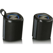 LENCO - Lautsprecher Bluetooth-Lautsprecher-Set BTP-400BK IPX7,2x10W(RMS)