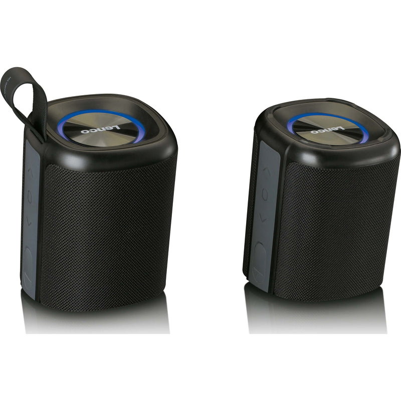 LENCO - Lautsprecher Bluetooth-Lautsprecher-Set BTP-400BK IPX7,2x10W(RMS)