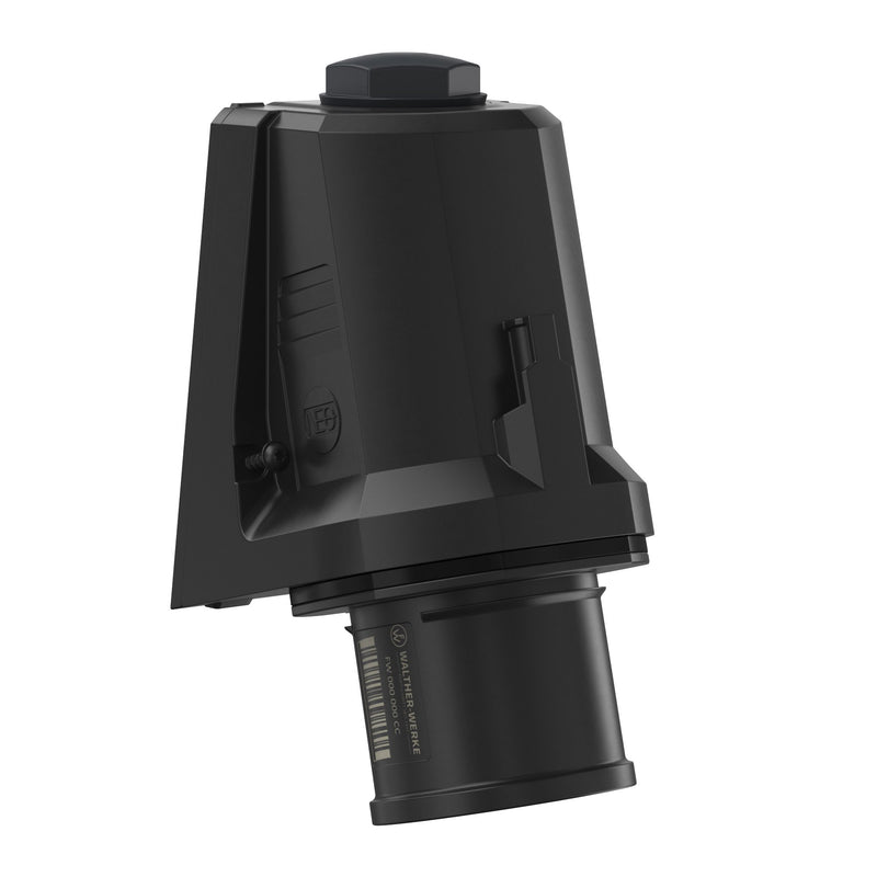 Walther Werke - CEE-Gerätestecker (IEC 60309) CEE NEO Wandgerätestecker FW730307CC schräg 32A 3P 7h