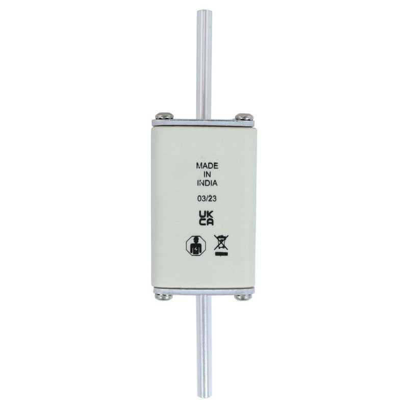 Eaton - Messersicherung Sicherungseinsatz Nieders. NH FUSE 35#35NHG02B 35A AC 500V 120kA − 3 Stück