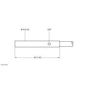 Turck - Induktiver Näherungsschalter Sensor BI1-EH04-AP6X induktiv