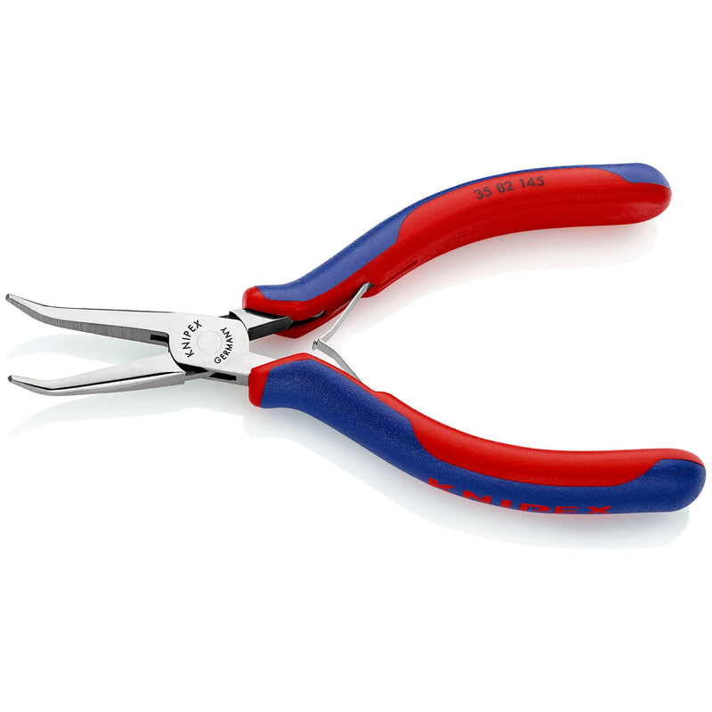 Knipex - Spezialwerkzeug für Kommunikationstechnik Elektronik-Greifzange 35 82 145 spiegelpoliert,145mm