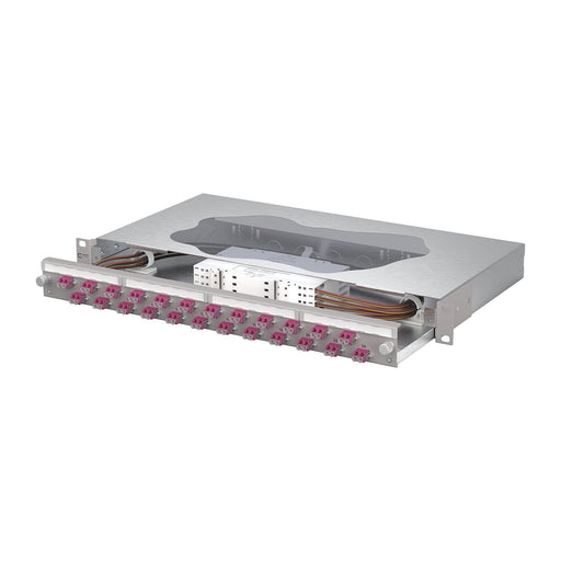 Metz Connect - Patchpanel LWL Patchfeld splice 1504677524-E 24xLC-D OM4