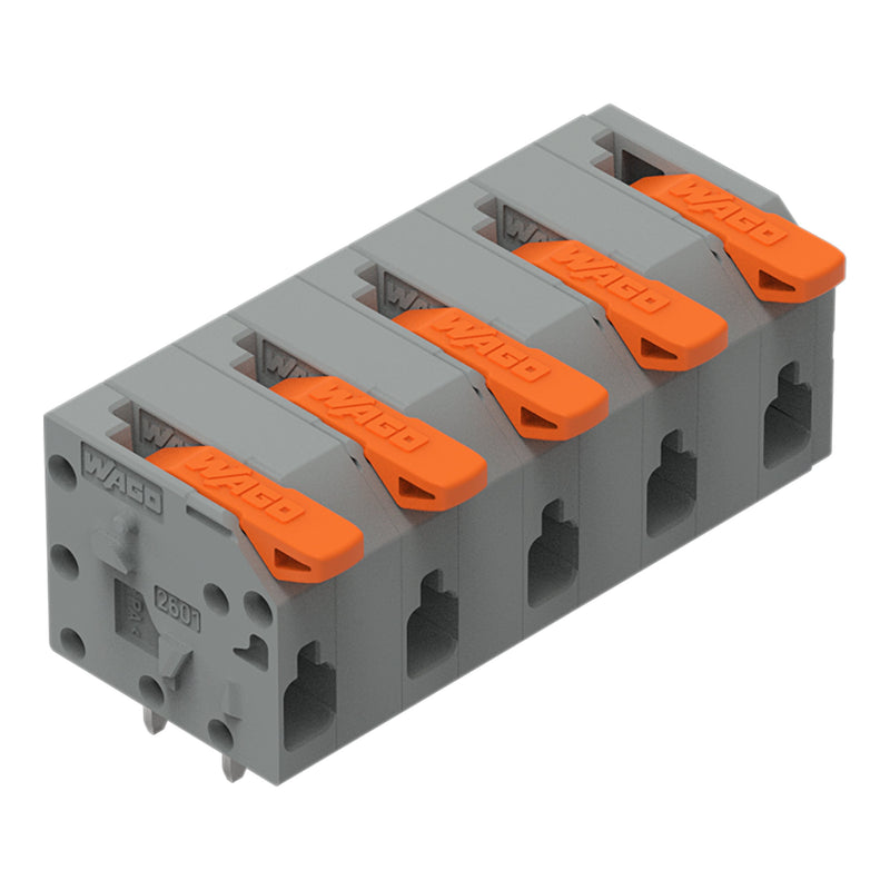 WAGO - Leiterplattenklemme 2601-1305 1,5mm²,gr − 50 Stück