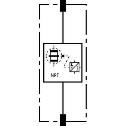DEHN - Blitzstromableiter für Energietechnik N-PE-Blitzstromableiter DGP M MOD 255 f.DEHNgap M