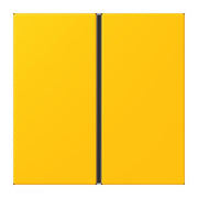 Jung - Abdeckung/Bedienelement für Installationsschalterprogramme Tastensatz 1fach LC 401 TSA 263 le jaune vif