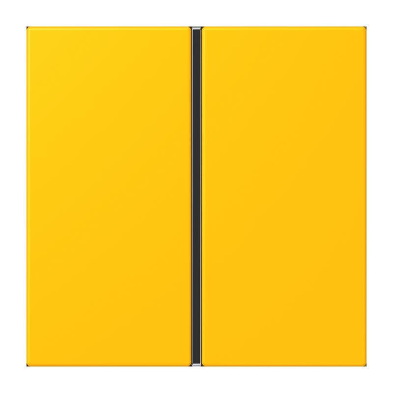 Jung - Abdeckung/Bedienelement für Installationsschalterprogramme Tastensatz 1fach LC 401 TSA 263 le jaune vif