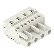 WAGO - Kabelsteckverbinder für Leiterplattensteckverbinder 1-Leiter-Federleiste 721-204/026-000 CAGECLAMP 2,5mm²,lgr − 50 Stück