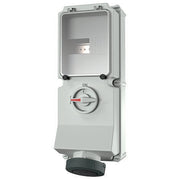 Mennekes - CEE-Steckdose abschaltbar, abgesichert (IEC 60309) Wanddose DUO 5641A 63A,4p,7h,500V,IP67