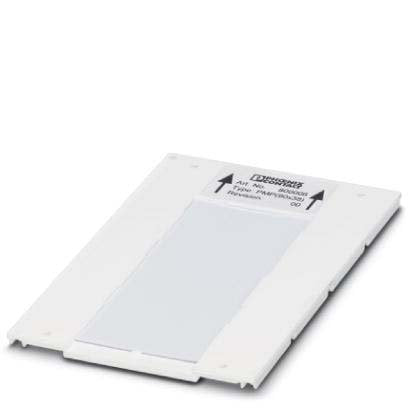 Phoenix Contact - Kennzeichnungsmaterial Einrastschildchen PMP-RFID/UHF (90X38) weiß, 90x38 mm − 10 Stück