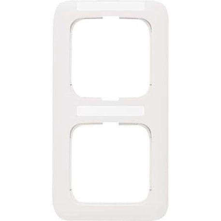 Busch-Jaeger - Abdeckrahmen Rahmen 2-fach 1722 NS-214 weiß − 1 Stück by Busch-Jaeger
