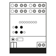 Jung - Bussystem-Jalousieaktor KNX Jalousieaktor 2504 REGHE REG Gehäuse 4TE