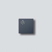 Siedle&Söhne - Zubehör/Ersatzteile für Türkommunikation Lichttaste mit Lichtsymbol TLM61161201BTLM650AG Anthrazitgrau
