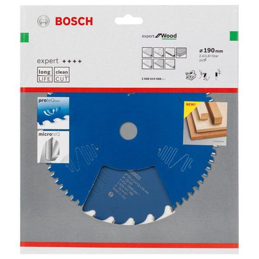 Bosch - Kreissägeblatt Expert for 2608644086 Wood T 190 x Stern