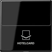 Jung - Abdeckung/Bedienelement für Installationsschalterprogramme Hotelcard-Schalter sw A 590 CARD SW ohne Taster-Einsatz