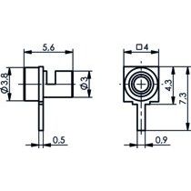 Telegärtner - Koax-Steckverbinder Kabelwinkelanschluß LPT SN 100021312 G7 (RG316/U) − 5 Stück