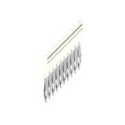 Weidmüller - Querverbinder/Brücker für Reihenklemme Querverbinder ZQV 4N/10 WT − 20 Stück