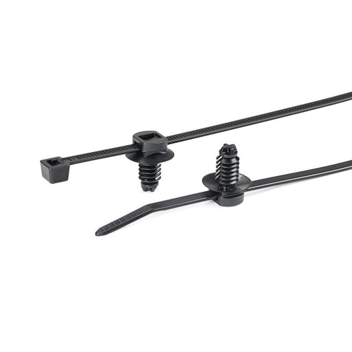 HellermannTyton - Kabelbinder Befestigungsbinder T50RFT7 PA66HS BK 200x4,6 − 500 Stück