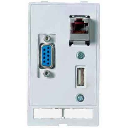 Murrelektronik - Einsatz/Abdeckung für Kommunikationstechnik Modlink MSDD 4000-68000-1440000 Frontplattenschnitt