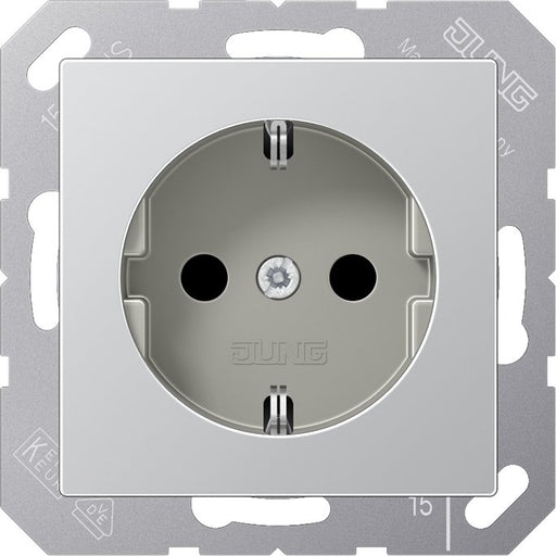 Jung - Steckdose SCHUKO Steckdose A 1521 AL 16 A 250 V,aluminium