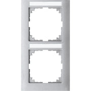 Merten - Abdeckrahmen Rahmen 2-fach MEG4022-3660 aluminium