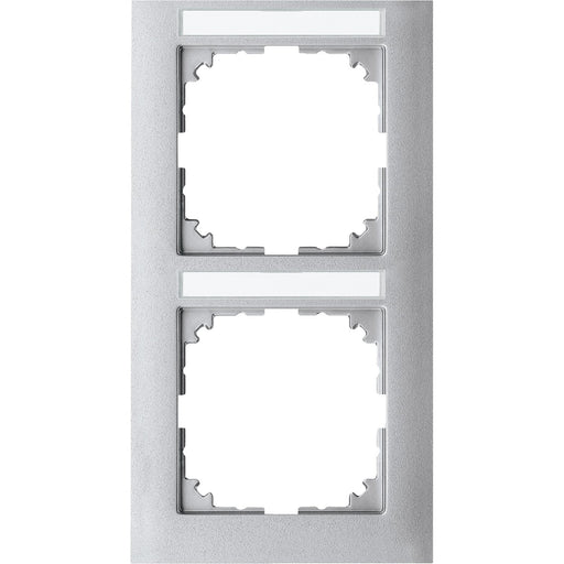Merten - Abdeckrahmen Rahmen 2-fach MEG4022-3660 aluminium